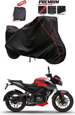 DeepShakshi AUTOMOTIVE Two Wheeler Cover for Bajaj(Pulsar NS 200, Black)