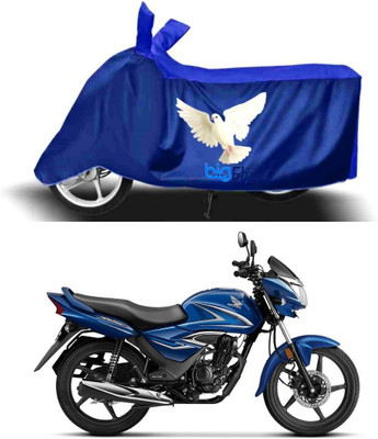 BigFly Waterproof Two Wheeler Cover for Honda(CB Shine, Blue)