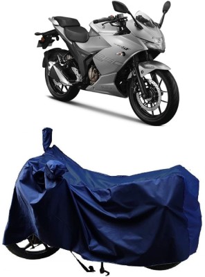 MMSSTAR Waterproof Two Wheeler Cover for Suzuki(Gixxer SF 250, Blue)