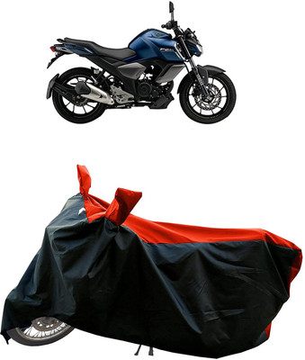 KEDIT Two Wheeler Cover for Yamaha(FZ-Fi Version 3.0, Red, Black)