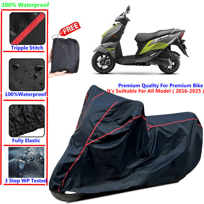 SThanaveX Waterproof Two Wheeler Cover for Suzuki(Avenis 125, Black)