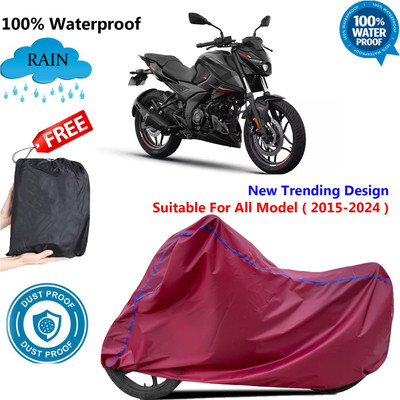 AUTOCAD Waterproof Two Wheeler Cover for Bajaj(Maroon)