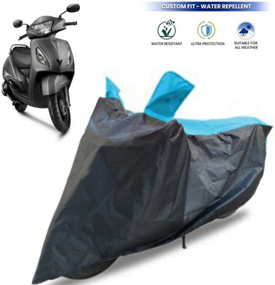 MMSSTAR Waterproof Two Wheeler Cover for TVS(Jupiter 125, Black)