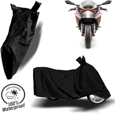 Autoinnovation Waterproof Two Wheeler Cover for KTM(RC 125, Black)