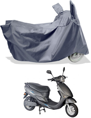 Amexride Two Wheeler Cover for Avon(E Star, Grey)