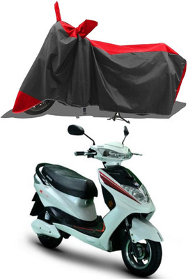 GROFATIK Two Wheeler Cover for Okinawa(R30 electric scooter, Red)