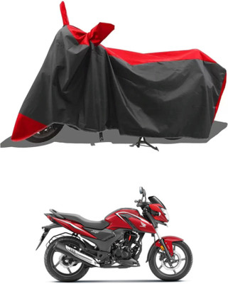 Mdstar Waterproof Two Wheeler Cover for Honda(Red, Black)