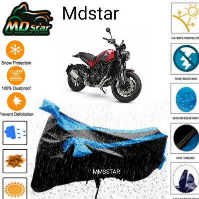 Mdstar Waterproof Two Wheeler Cover for TVS(Zest 110, Blue)