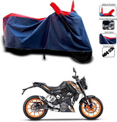 KEDIT Two Wheeler Cover for KTM(125 Duke BS6, Red)