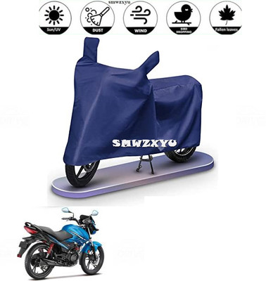 smwzxyu Waterproof Two Wheeler Cover for Hero(Glamour, Blue)