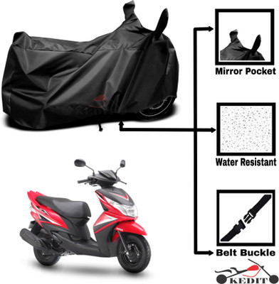 KEDIT Two Wheeler Cover for Yamaha(Ray ZR BS6, Black)