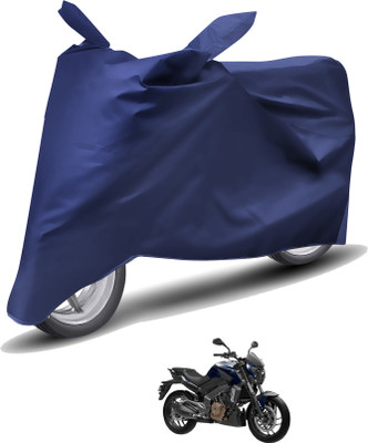 Caronix Waterproof Two Wheeler Cover for Bajaj(Dominar 400, Blue)