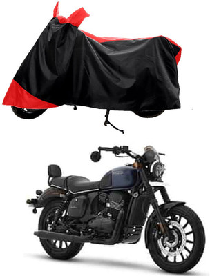 GROFATIK Two Wheeler Cover for Yezdi(Roadster 650, Red)