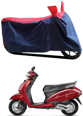 KEDIT Two Wheeler Cover for Honda(Activa, Red, Blue)