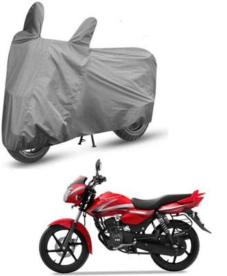 DeepShakshi AUTOMOTIVE Waterproof Two Wheeler Cover for TVS(Phoenix 125, Grey)