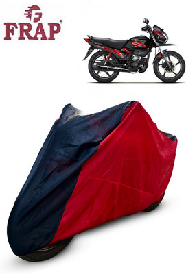 Frap Two Wheeler Cover for Hero(Passion Pro TR, Red, Black)