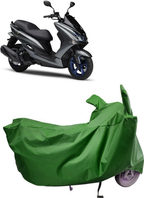 Amexride Two Wheeler Cover for Yamaha(Majesty S 155 maxi BS6, Maroon)
