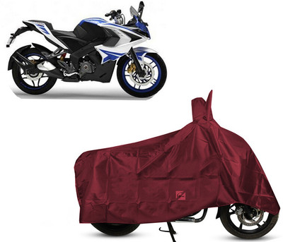 EGAL Waterproof Two Wheeler Cover for Bajaj(Pulsar RS200 BS6, Maroon)