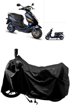 AutoKick Two Wheeler Cover for Electric Cruz(X1, Black)