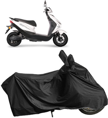 DIGGU Two Wheeler Cover for Ampere(Reo Elite BS6, Black)