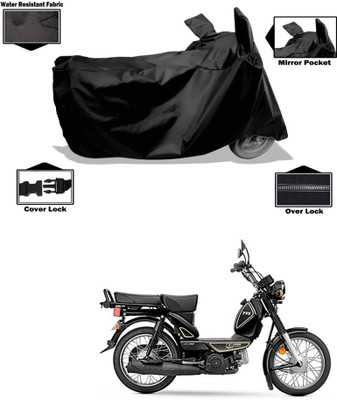PAGORA Waterproof Two Wheeler Cover for TVS(XL 100 Heavy Duty BS6, Black)