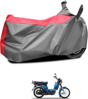PAGORA Waterproof Two Wheeler Cover for TVS(XL 100, Grey, Red)