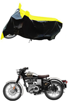 VESMEI Two Wheeler Cover for Royal Enfield(Classic Squadron, Yellow)