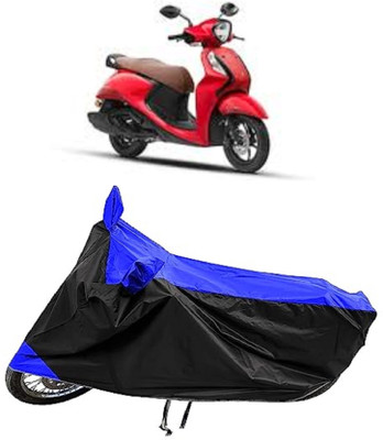 MMSSTAR Two Wheeler Cover for Yamaha(Fascino 125, Blue)