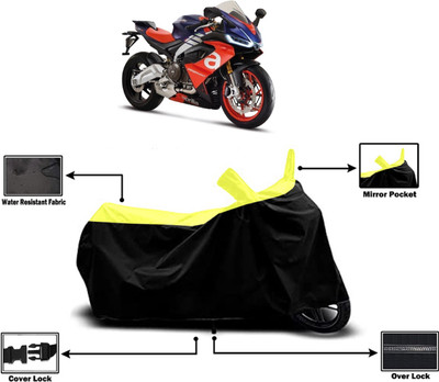 Amexride Two Wheeler Cover for Aprilia(RS 660 BS6, Yellow)