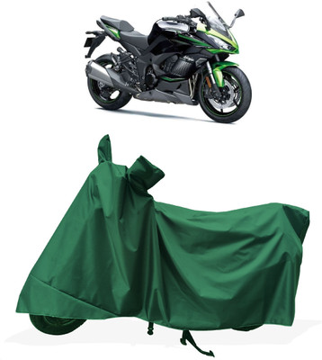 Tricway Two Wheeler Cover for Kawasaki(Ninja 1000, Green)