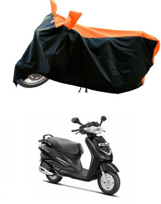 DeepShakshi AUTOMOTIVE Waterproof Two Wheeler Cover for Hero(Duet 125 CC BS6, Orange)