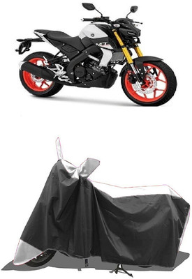 SUGASHRI Waterproof Two Wheeler Cover for Yamaha(MT-15 BS6, White, Black)