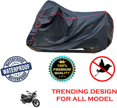THE REAL ARV Waterproof Two Wheeler Cover for Hero(Passion Pro, Black)