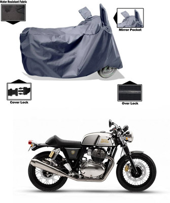 CODOKI Waterproof Two Wheeler Cover for Royal Enfield(Continental GT 650, Grey)