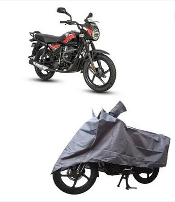 Tritika Waterproof Two Wheeler Cover for Bajaj(CT 100, Grey)