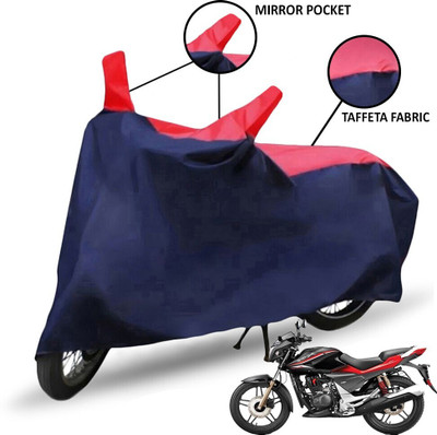 Mdstar Waterproof Two Wheeler Cover for Hero(Xtreme, Red, Blue)