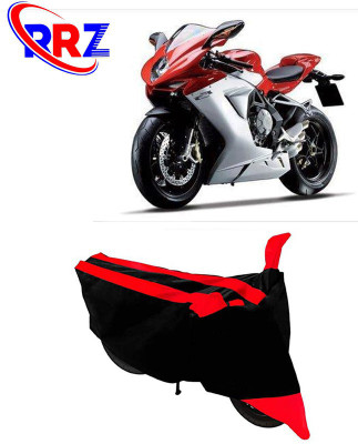 RRZ Waterproof Two Wheeler Cover for MV Agusta(F3, Black, Red)
