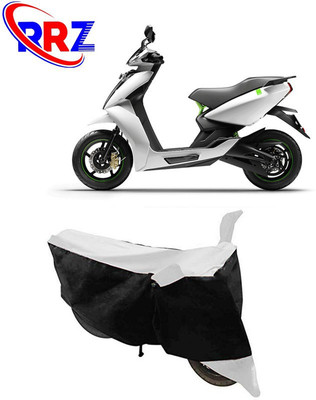 RRZ Waterproof Two Wheeler Cover for Ather(450, Black, White)