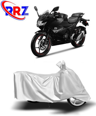 RRZ Waterproof Two Wheeler Cover for Suzuki(Gixxer SF, White)