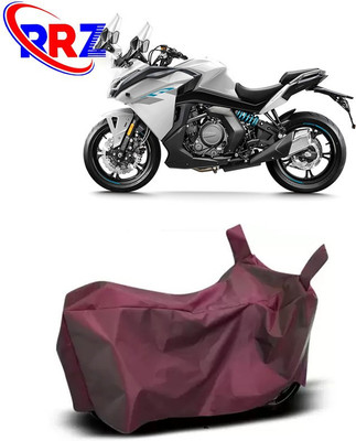 RRZ Waterproof Two Wheeler Cover for CFMoto(650GT, Maroon)
