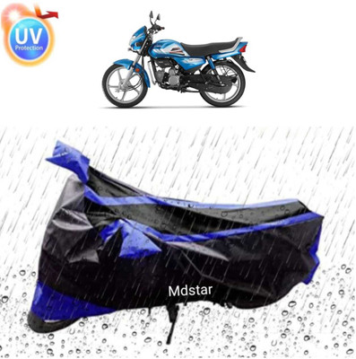 Mdstar Waterproof Two Wheeler Cover for TVS(Jupiter classic, Blue, Black)