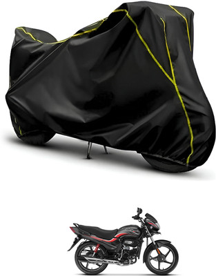 CODOKI Waterproof Two Wheeler Cover for Hero(Passion Plus, Black, Black)