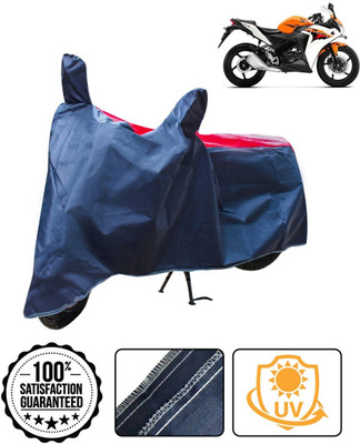 DeepShakshi AUTOMOTIVE Waterproof Two Wheeler Cover for Honda(CBR 150R, Red, Blue)