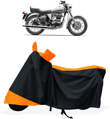 Tricway Two Wheeler Cover for Royal Enfield(Electra 5S, Orange)