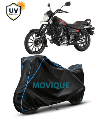 MOVIQUE Waterproof Two Wheeler Cover for Bajaj(Avenger, Black, Blue)