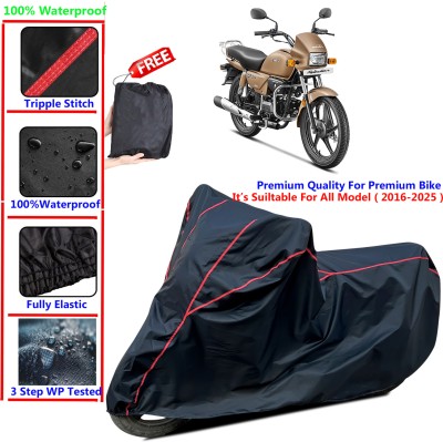 KaparDineX Waterproof Two Wheeler Cover for Hero(Black)