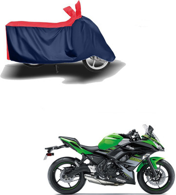 DeepShakshi AUTOMOTIVE Waterproof Two Wheeler Cover for Kawasaki(Ninja 650, Red, Blue)