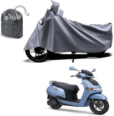 Autoinnovation Waterproof Two Wheeler Cover for TVS(iQube Electric, Grey)