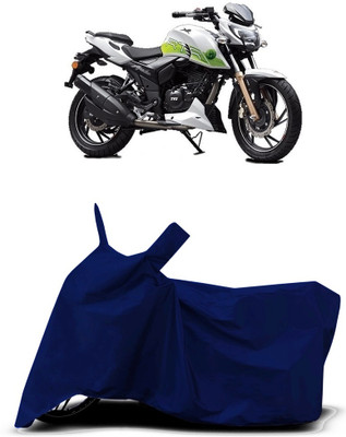 VESMEI Two Wheeler Cover for TVS(Apache RTR 200 Fi E100, Blue)