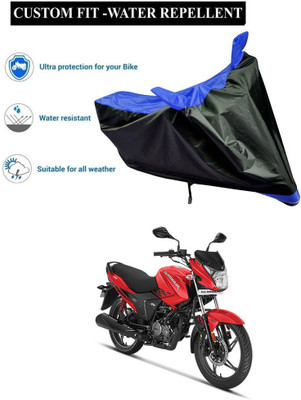 CODOKI Waterproof Two Wheeler Cover for Hero(New Glamour, Blue)